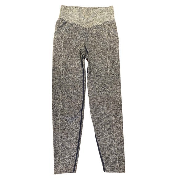 Victoria's‎ Secret PINK Blue & Grey Marl Seamless Classic High Waist Leggings - Picture 1 of 8